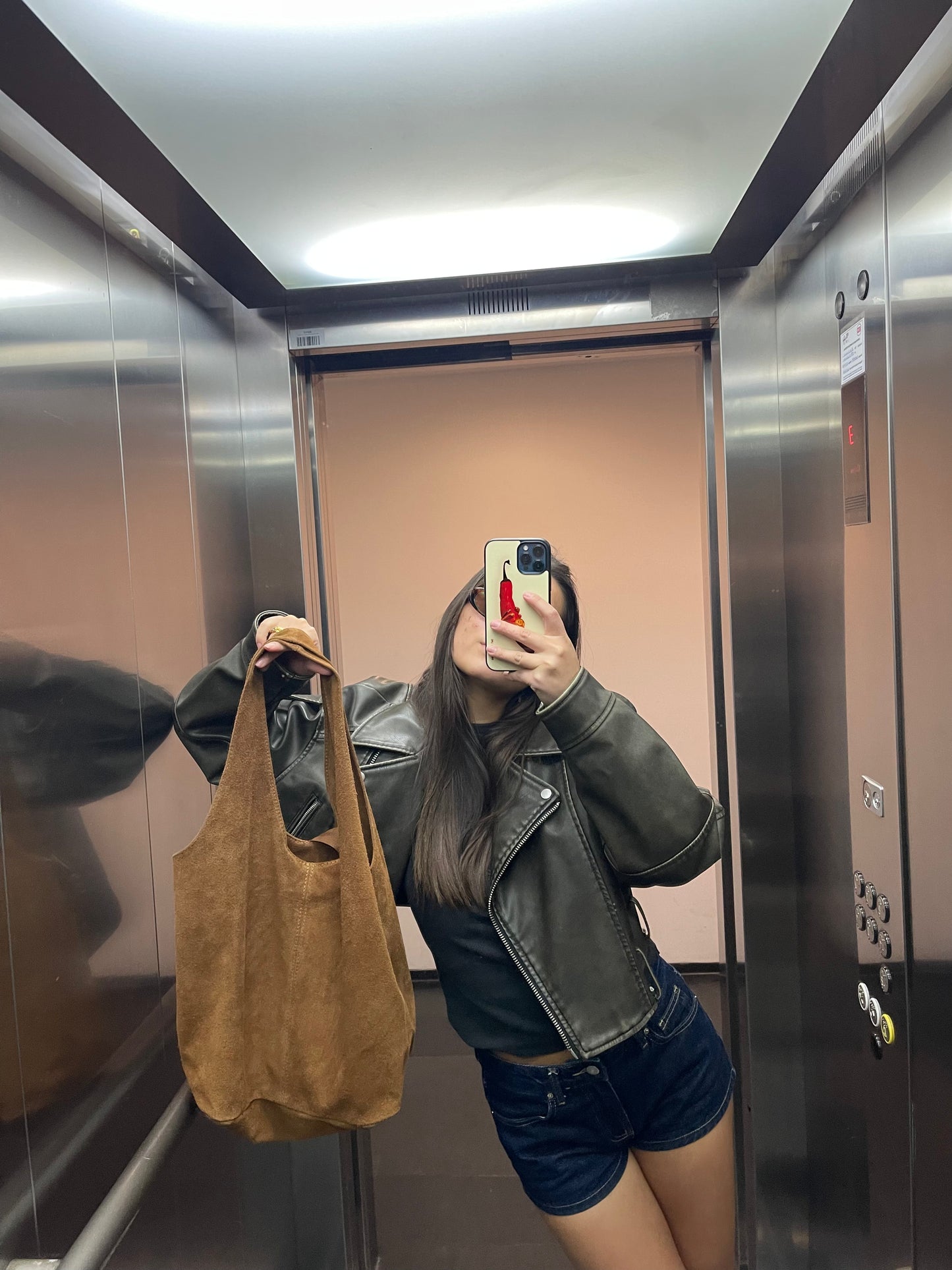 carteira de pele luna