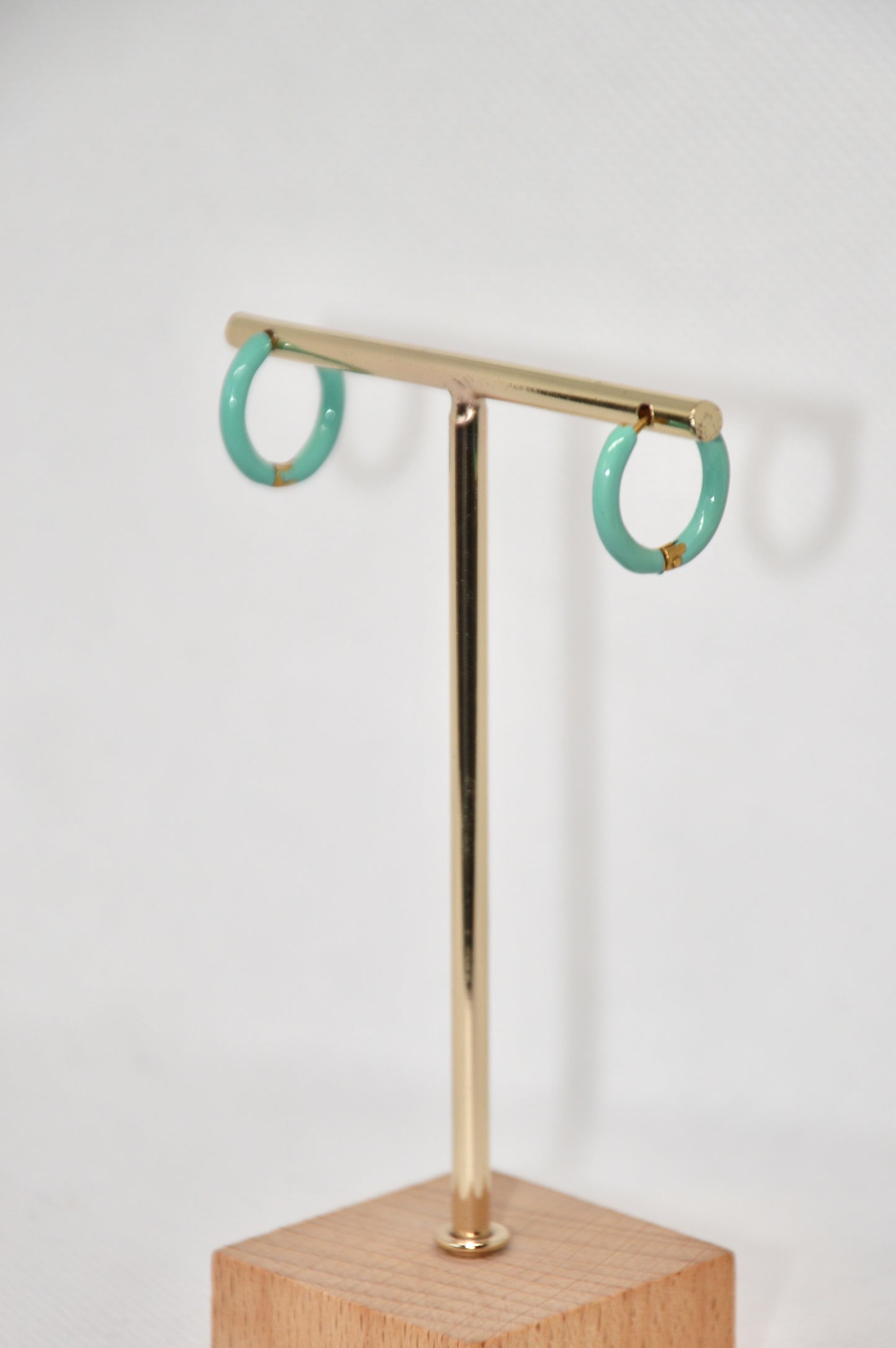 argola azul turquesa