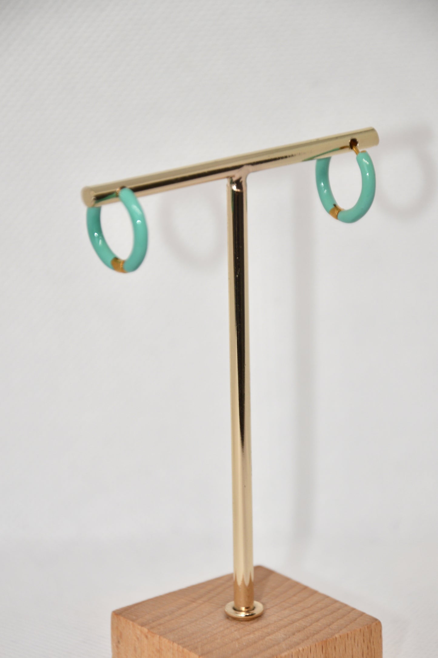 argola azul turquesa