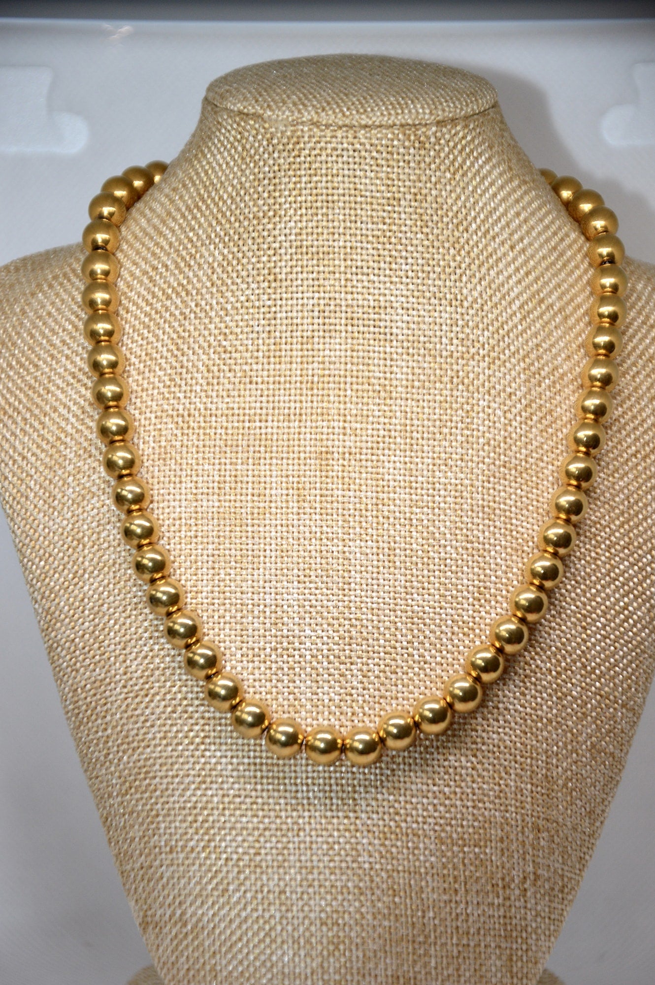 colar chunky dourado