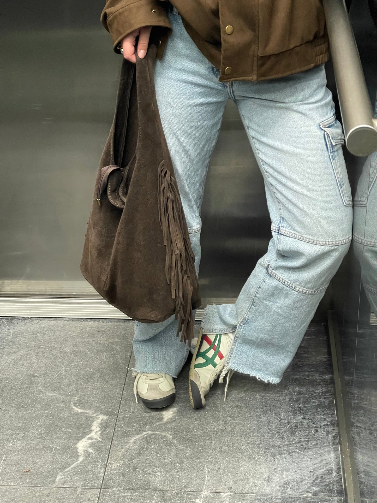 carteira de pele celeste