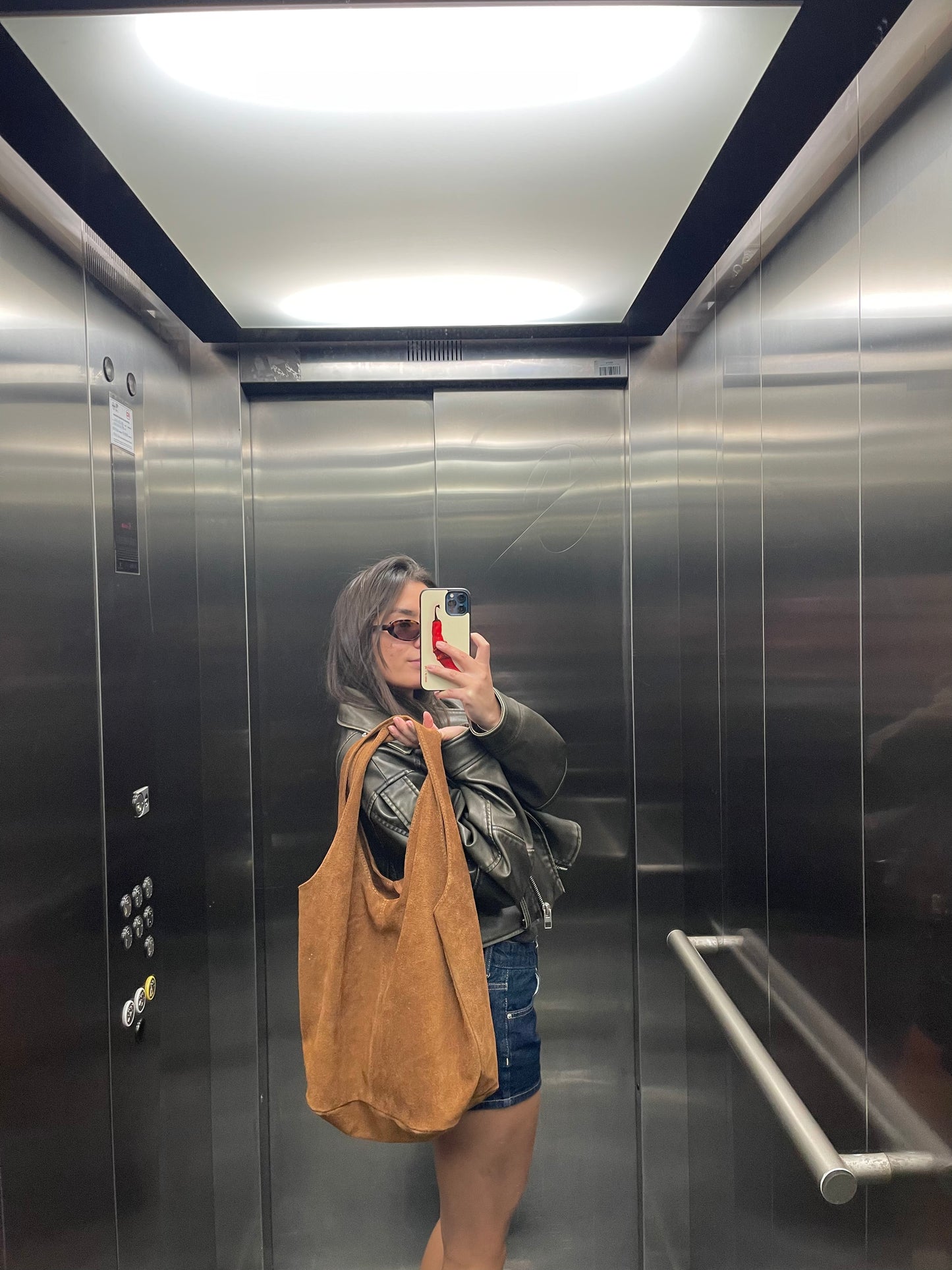 carteira de pele luna